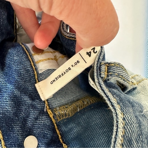 Pacsun Jeans Womens 24 Two Tone High Rise Boyfriend 90s Mom Straight - Picture 3 of 4